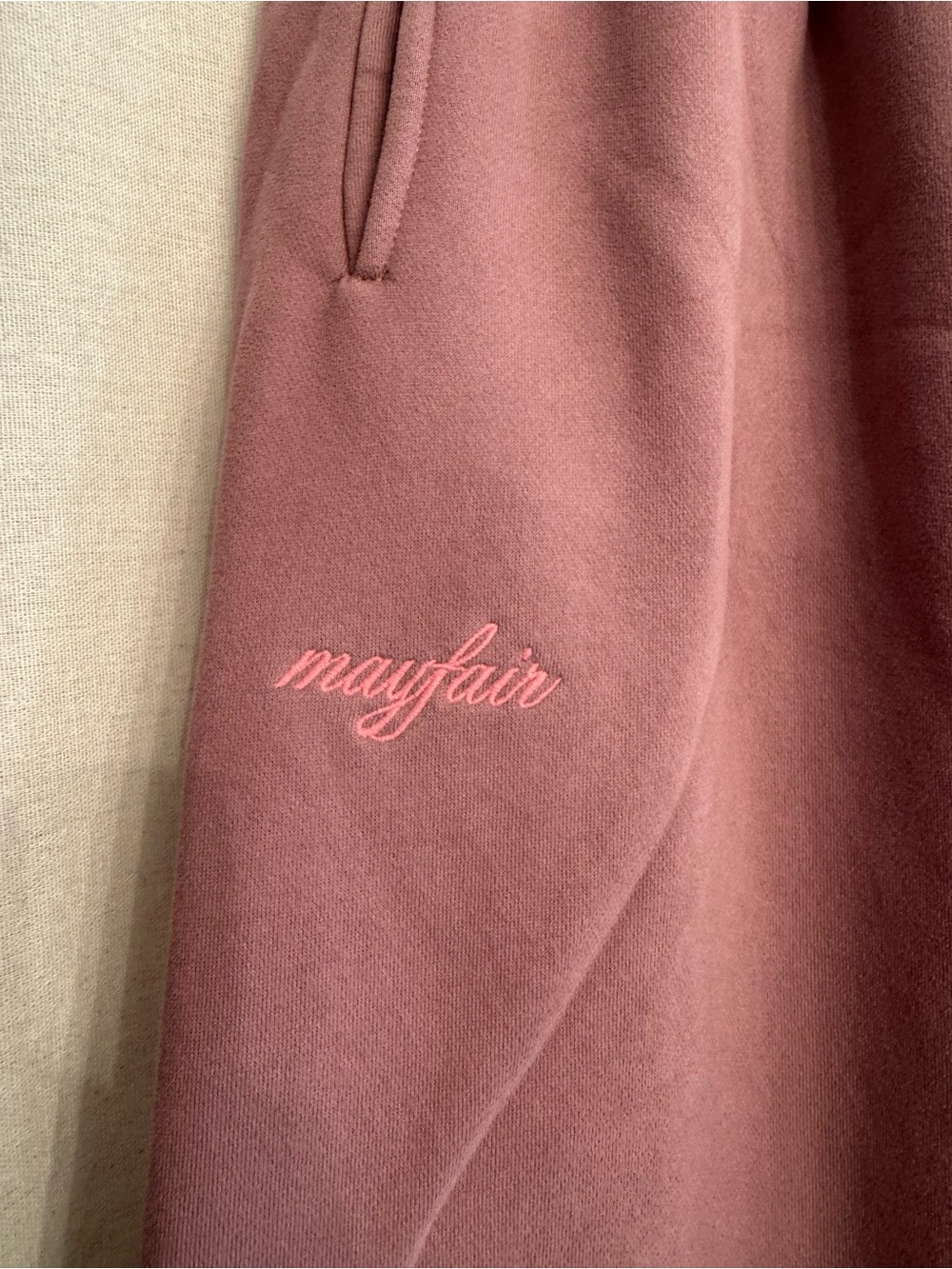 Start With Gratitude Pink Colorblock Cropped Sweatshirt - Picture 4 of 6